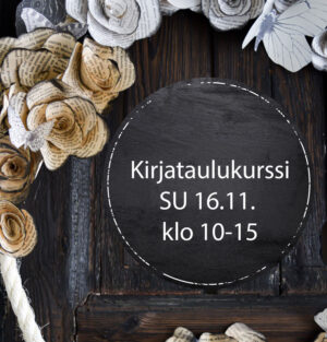Kirjataulukurssi Su 16.11.